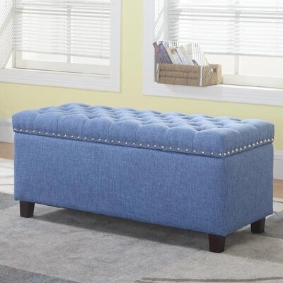 Luper 41.75" Wide Tufted Rectangle Storage Ottoman - Image 0