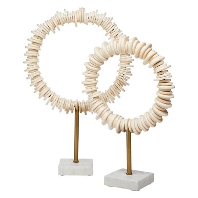 2 Piece Conway Ring Sculpture Set - Image 0