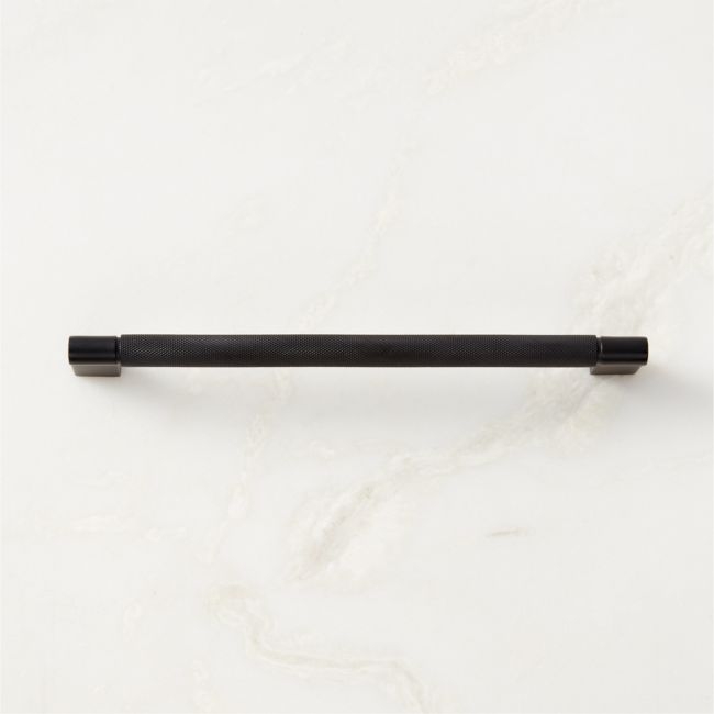 8" Nicolo Knurled Black Handle - Image 0