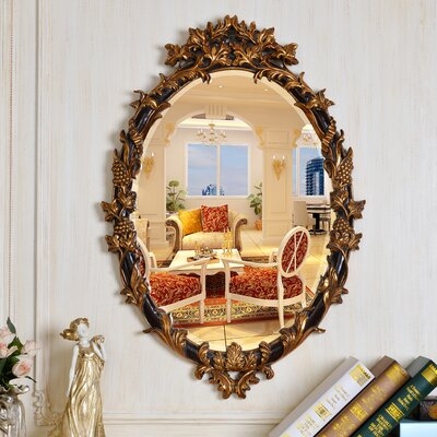 Rosia 36.81" Oval Framed Mirror - Image 0