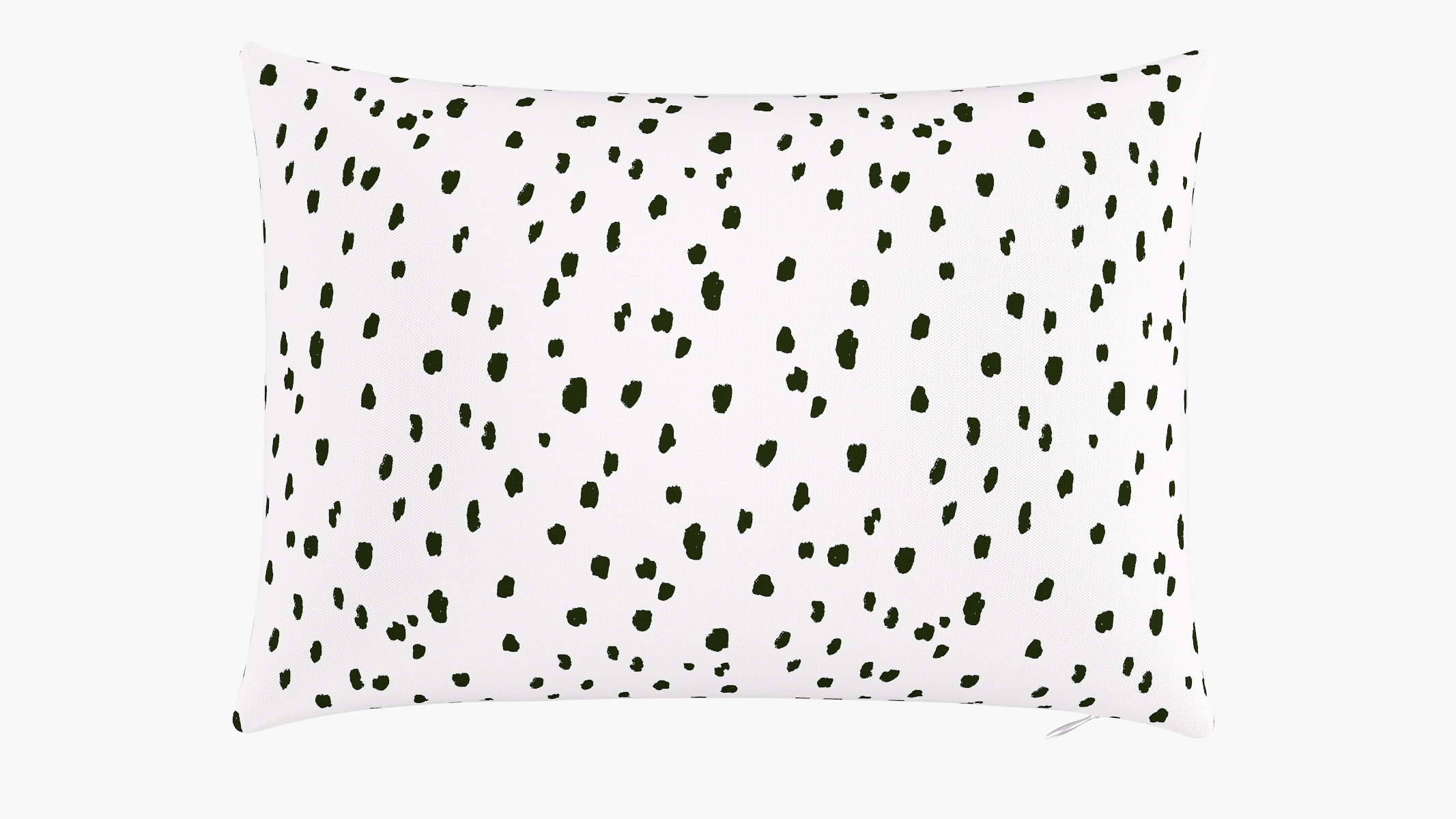 Throw Pillow 14" x 20", Black Dalmatian, 14" x 20" - Image 0