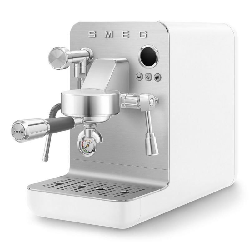 SMEG Semi-Professional Espresso Machine in Matte White - Image 6