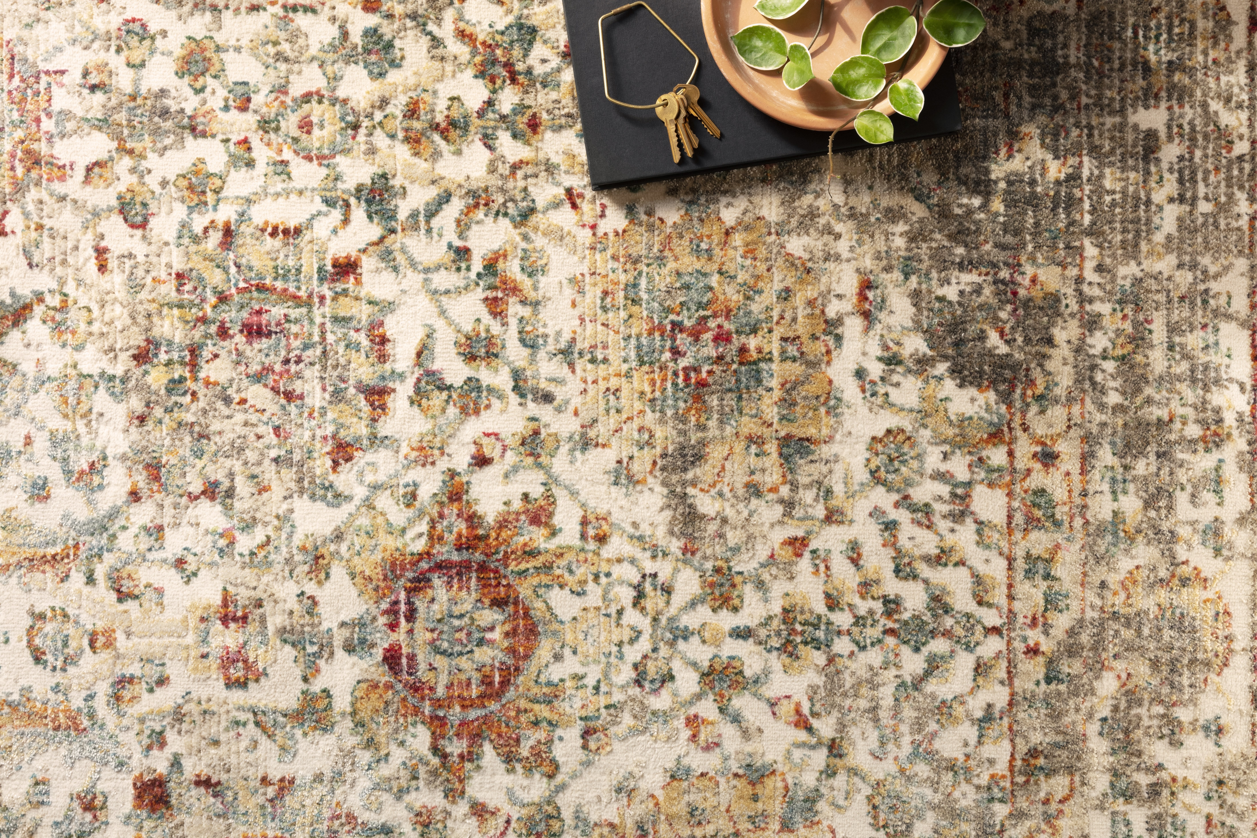 Magnolia Home by Joanna Gaines LINNEA LIN-05 MULTI / TAUPE 3'-7" x 5'-7" - Image 4