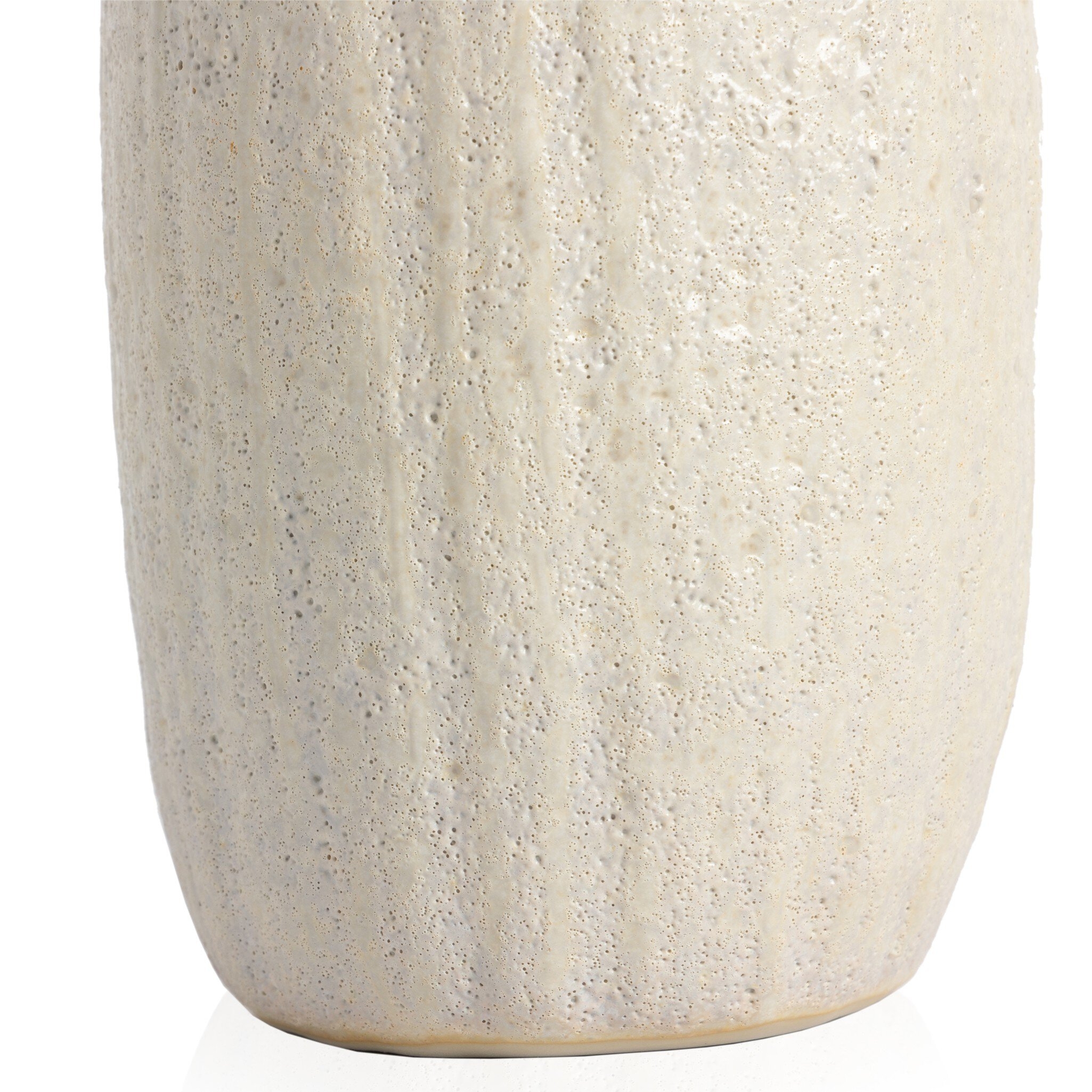 Cascada Vase - Eggshell White Ceramic - Image 2
