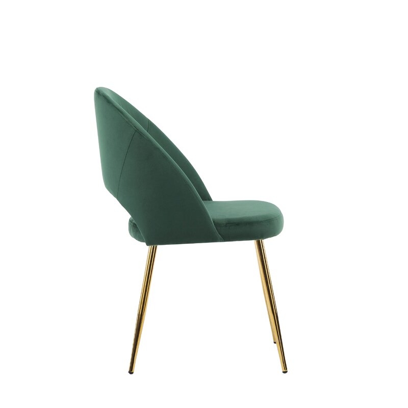 Emerico Velvet Upholstered Side Chair - Image 2