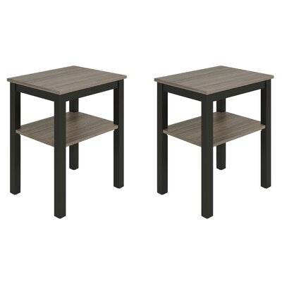 Yarger End Table Set with Storage and Built-in Outlets - Image 0