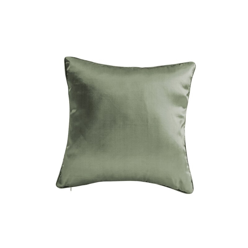 Carbaugh Chequer Patterned Velvet Throw Pillow - Image 1