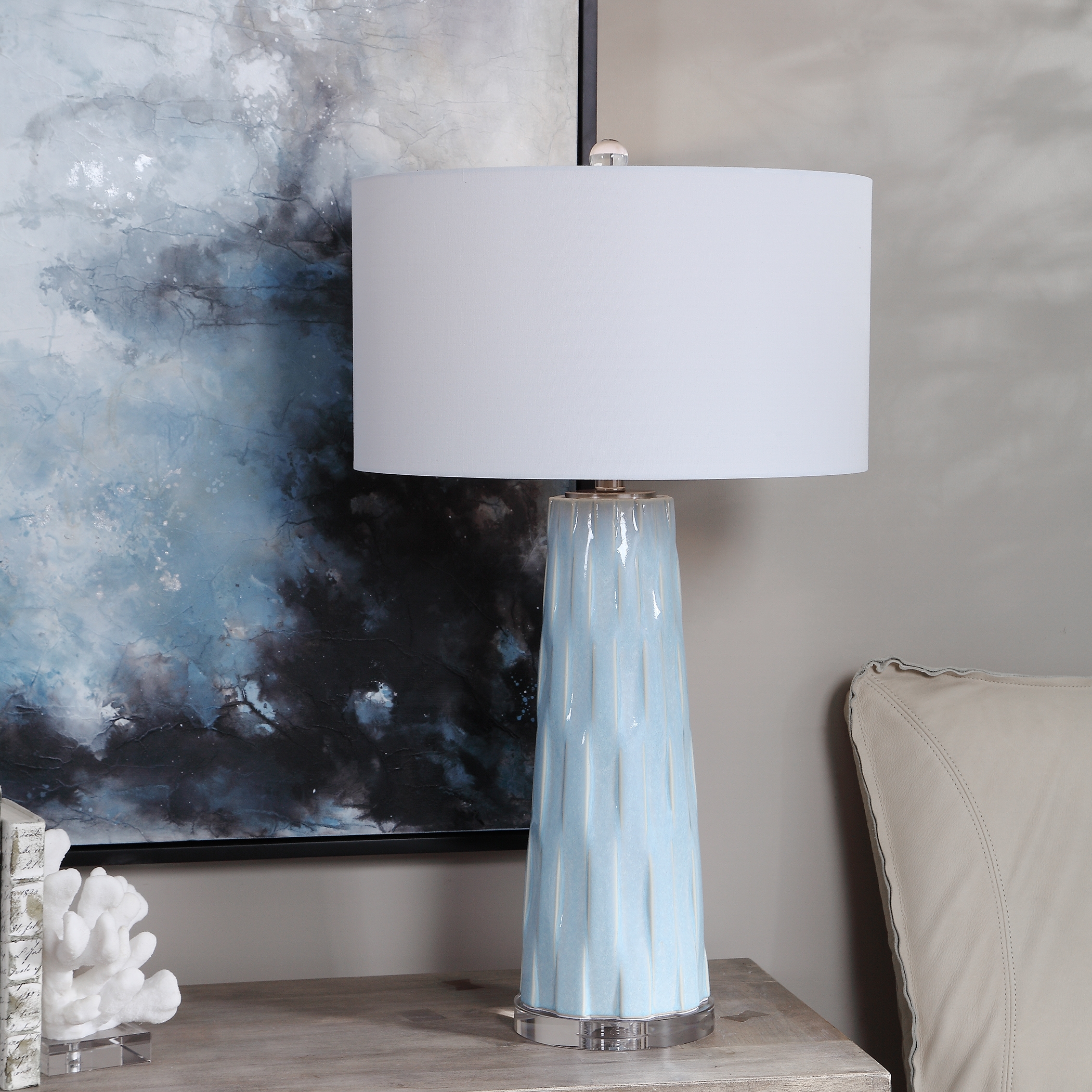Brienne Light Blue Table Lamp - Image 0