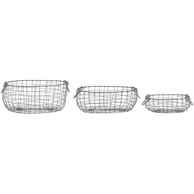 3 Piece Wire Basket Set - Image 0