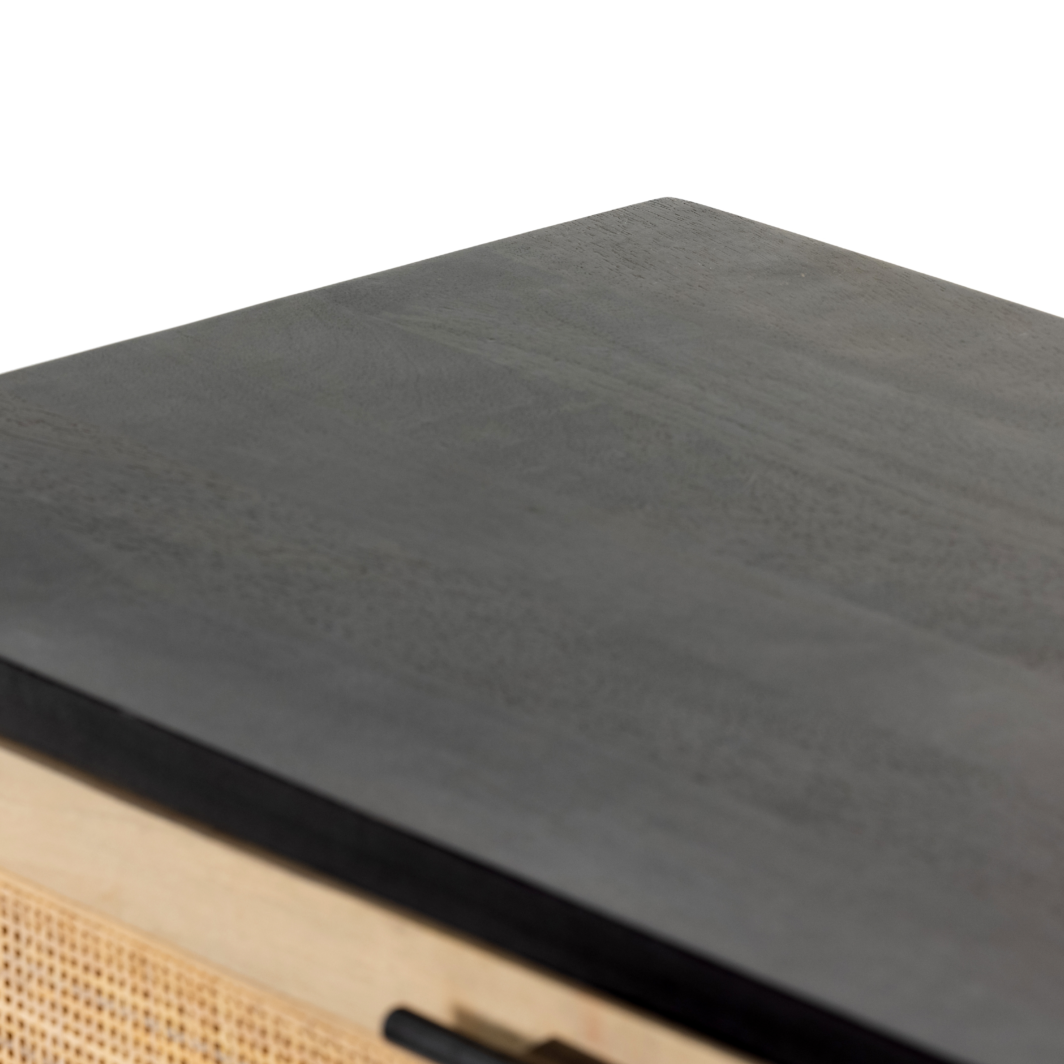 Caprice Bar Cabinet-Black Wash Mango - Image 9