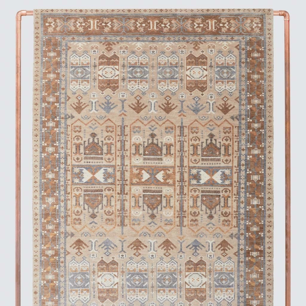 The Citizenry Tamasi Hand-Knotted Area Rug | 6' x 9' | Light Blue - Image 1