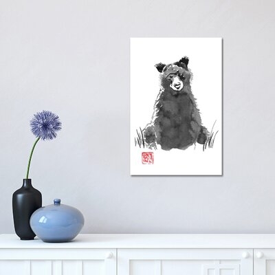 Bear by Péchane - Wrapped Canvas Painting Print - Image 0