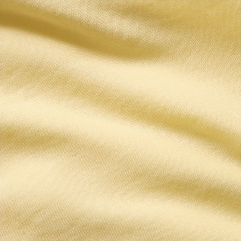 Supersoft Straw Yellow Organic Cotton Gauze Toddler Duvet Cover - Image 2