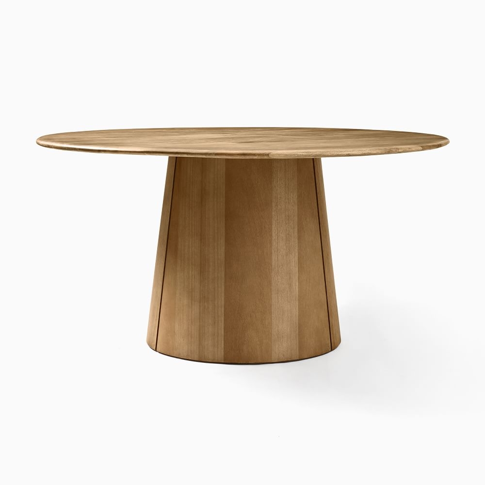 Anton Solid Wood 60" Round Table, Wood, Burnt Wax - Image 0