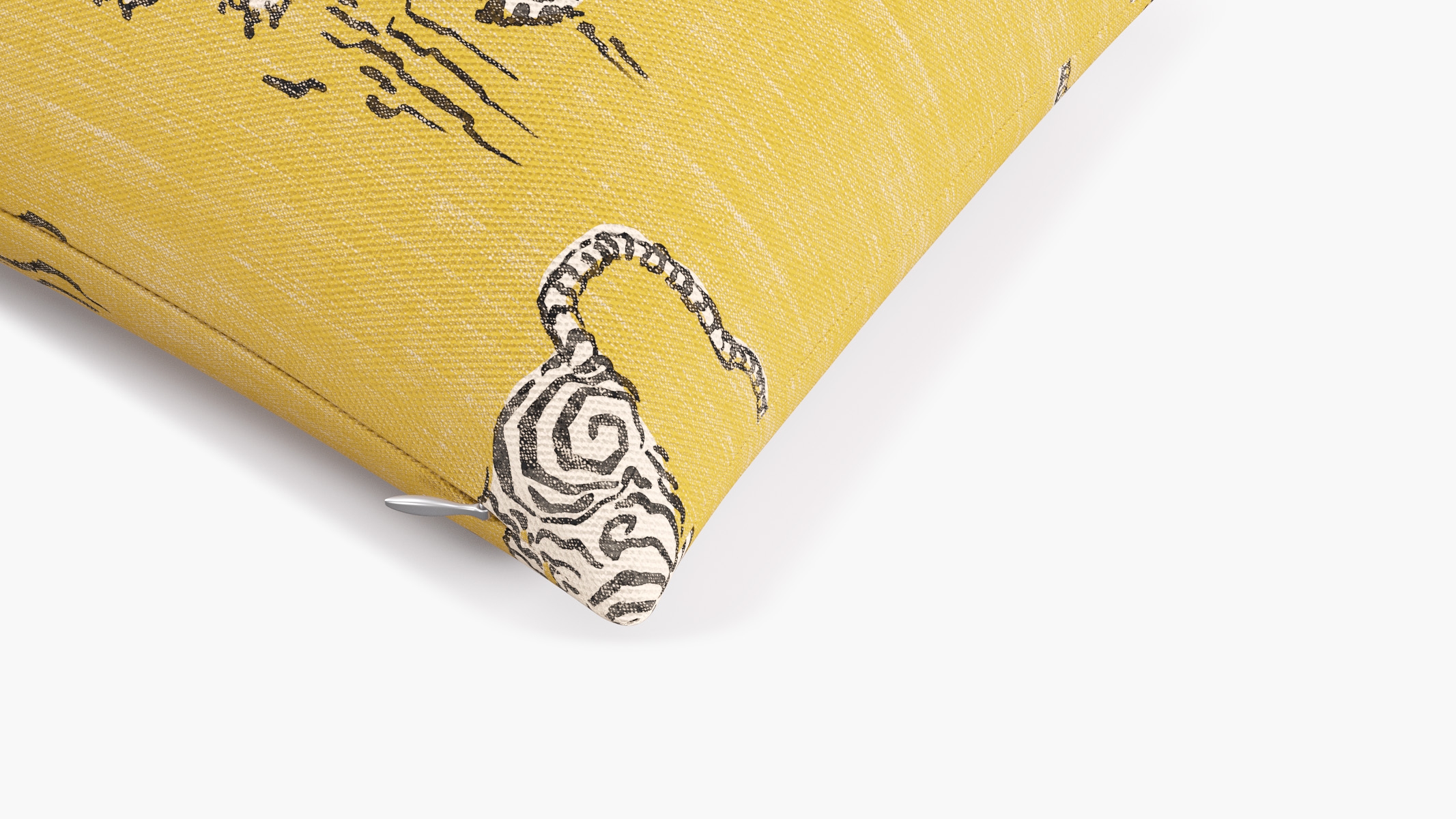 Throw Pillow 14" x 20", Dijon Tigresse, 14" x 20" - Image 1