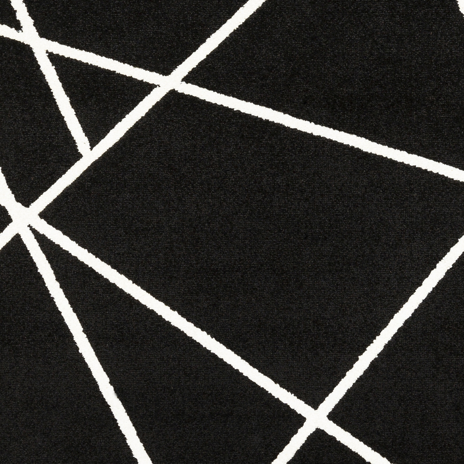 Horizon Black Indoor 2' x 2'11" Machine Woven Rug - Image 5