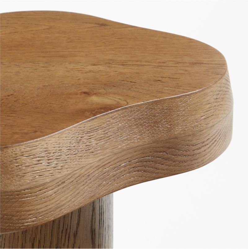 Augie and Winslow Brown Oak Wood Nesting Tables by Jake Arnold - Image 9