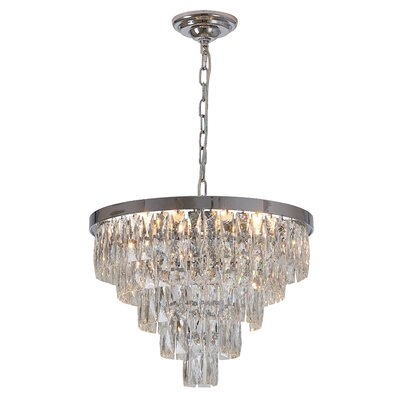 Coutu 12 - Light Unique Tiered Chandelier with Crystal Accents - Image 0