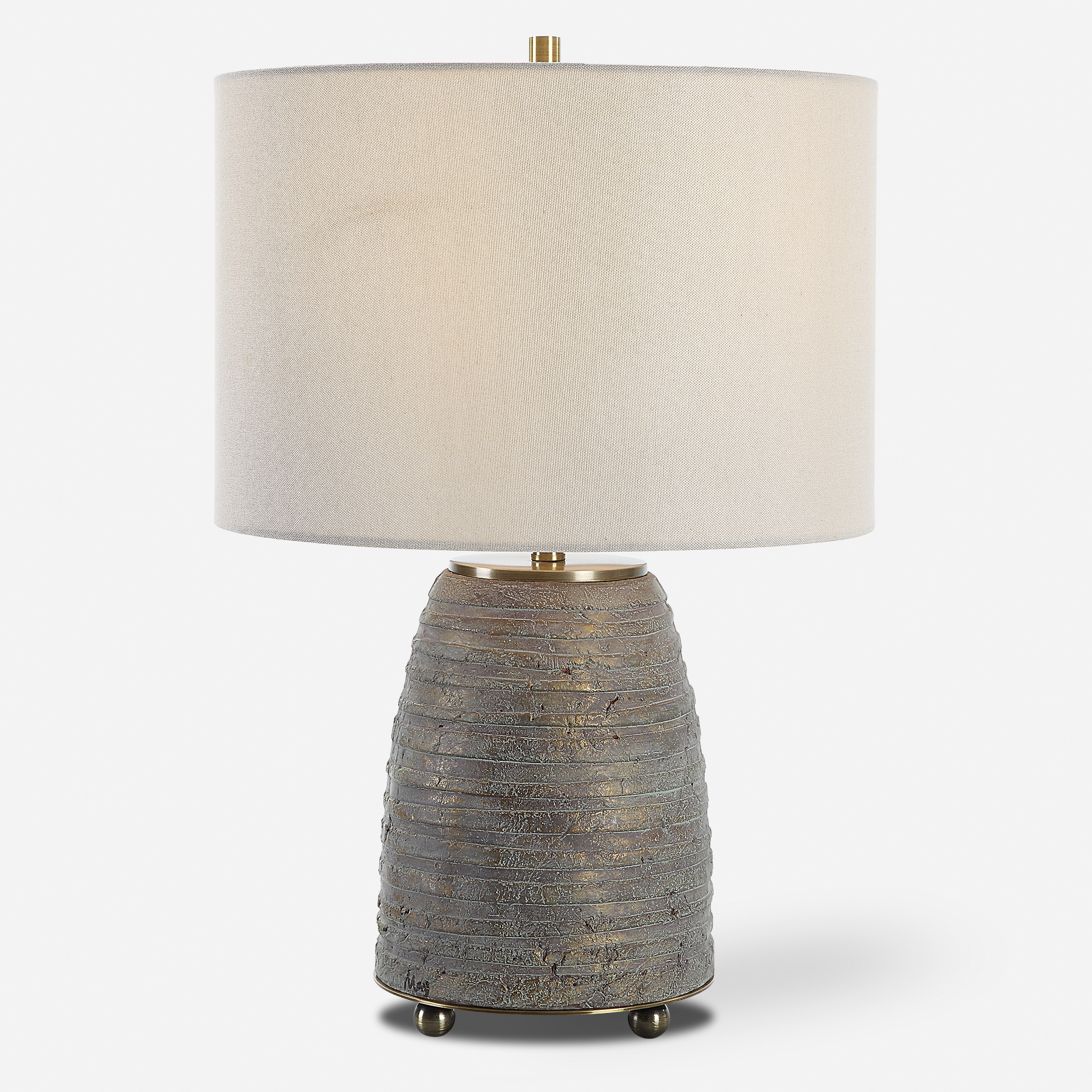 Gorda Bronze Ceramic Table Lamp - Image 0