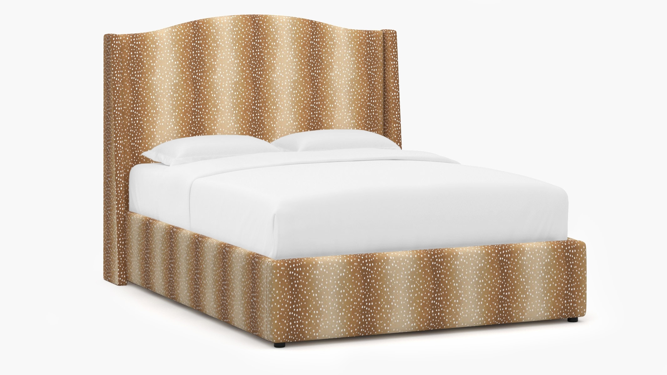 Curved Wingback Bed, Faline, Twin - Image 1