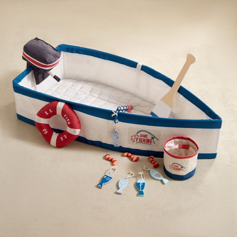 Wonder & Wise by Asweets Gone Fishing Boat Toddler Activity Toy - Image 5