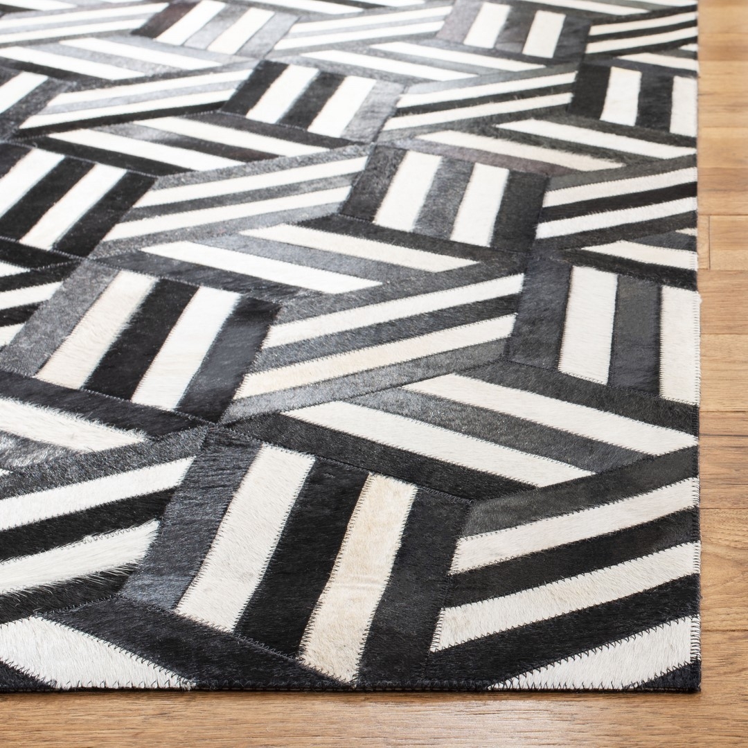 Safavieh Hand Woven Area Rug, STL219A, Ivory/Black, 2'-3" X 9' - Image 2