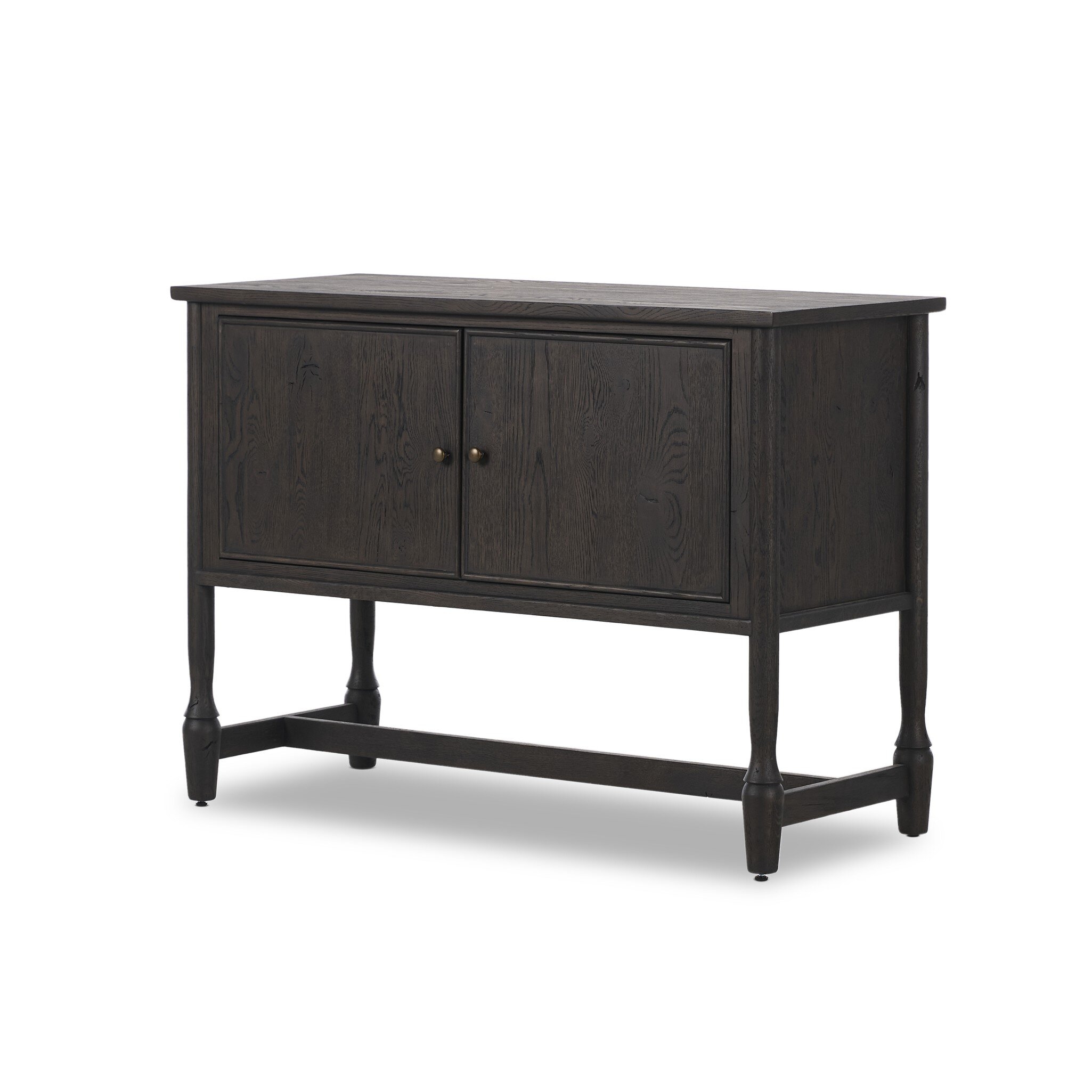 Bari Sideboard 46" - Cracked Smoked Black Veneer by Amber Lewis x Four Hands - Image 1