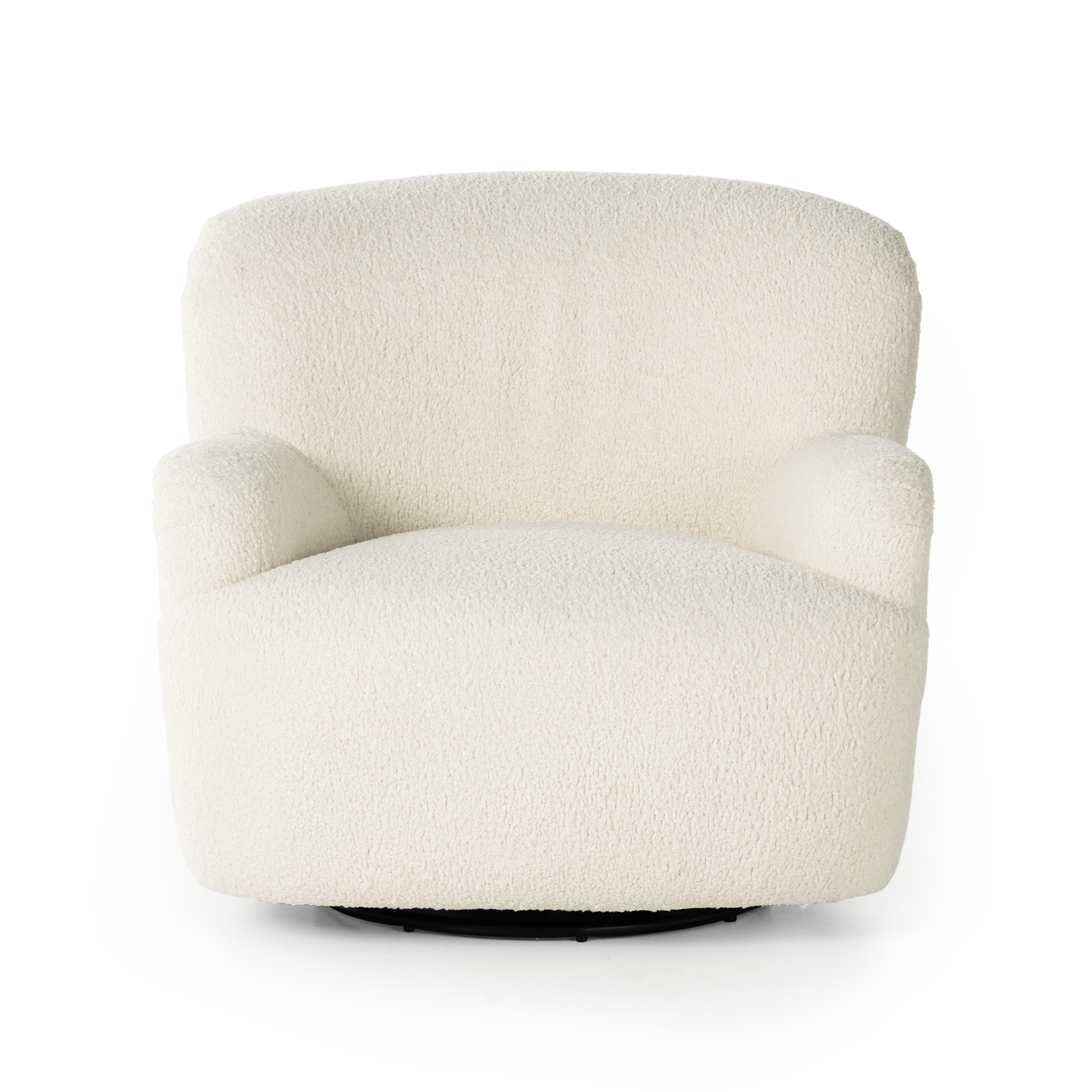 Kadon Swivel Chair-Sheepskin Natural - Image 3