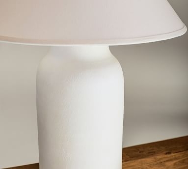 Pratt Column Table Lamp, White - Image 1