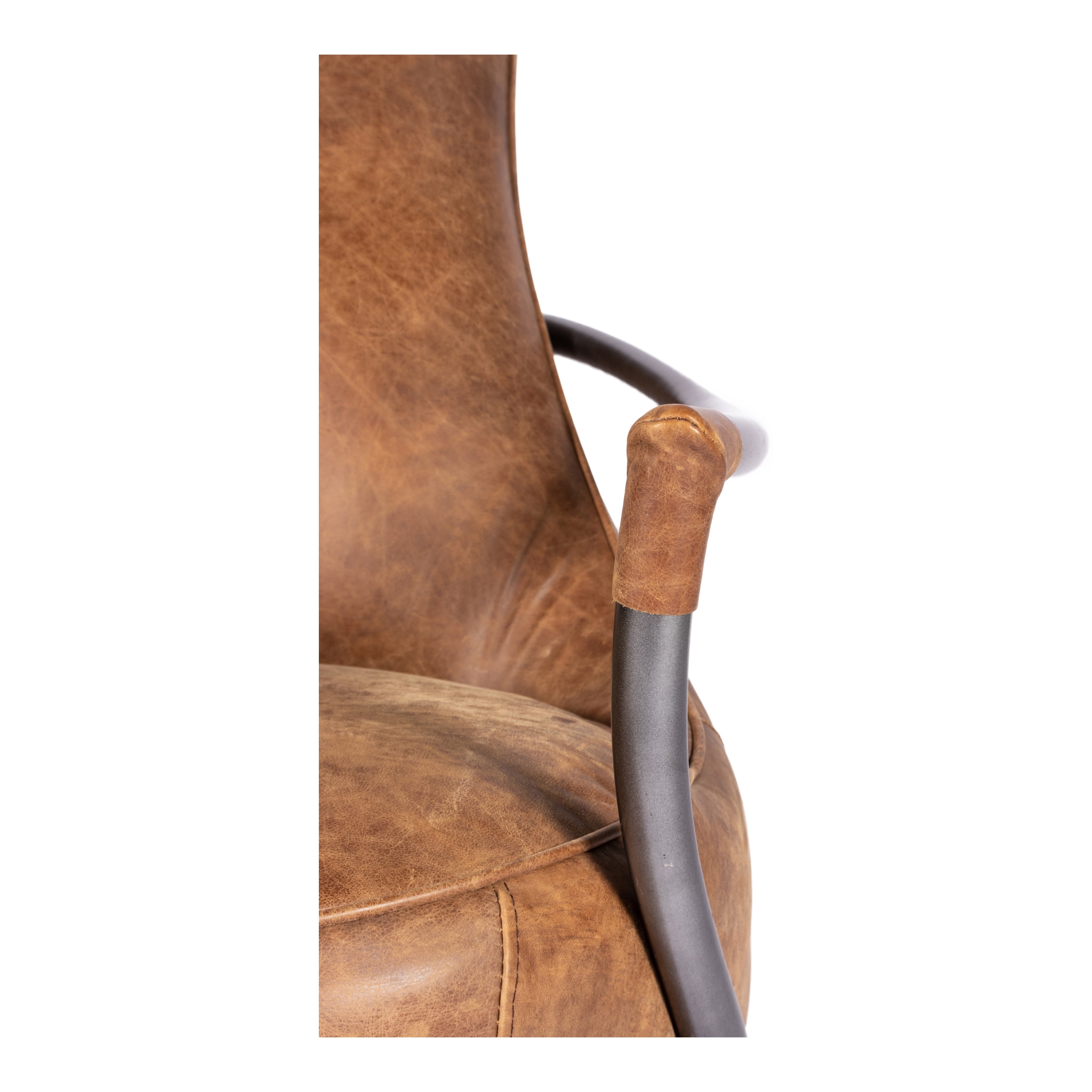 Carlisle Club Chair Brown - Image 5