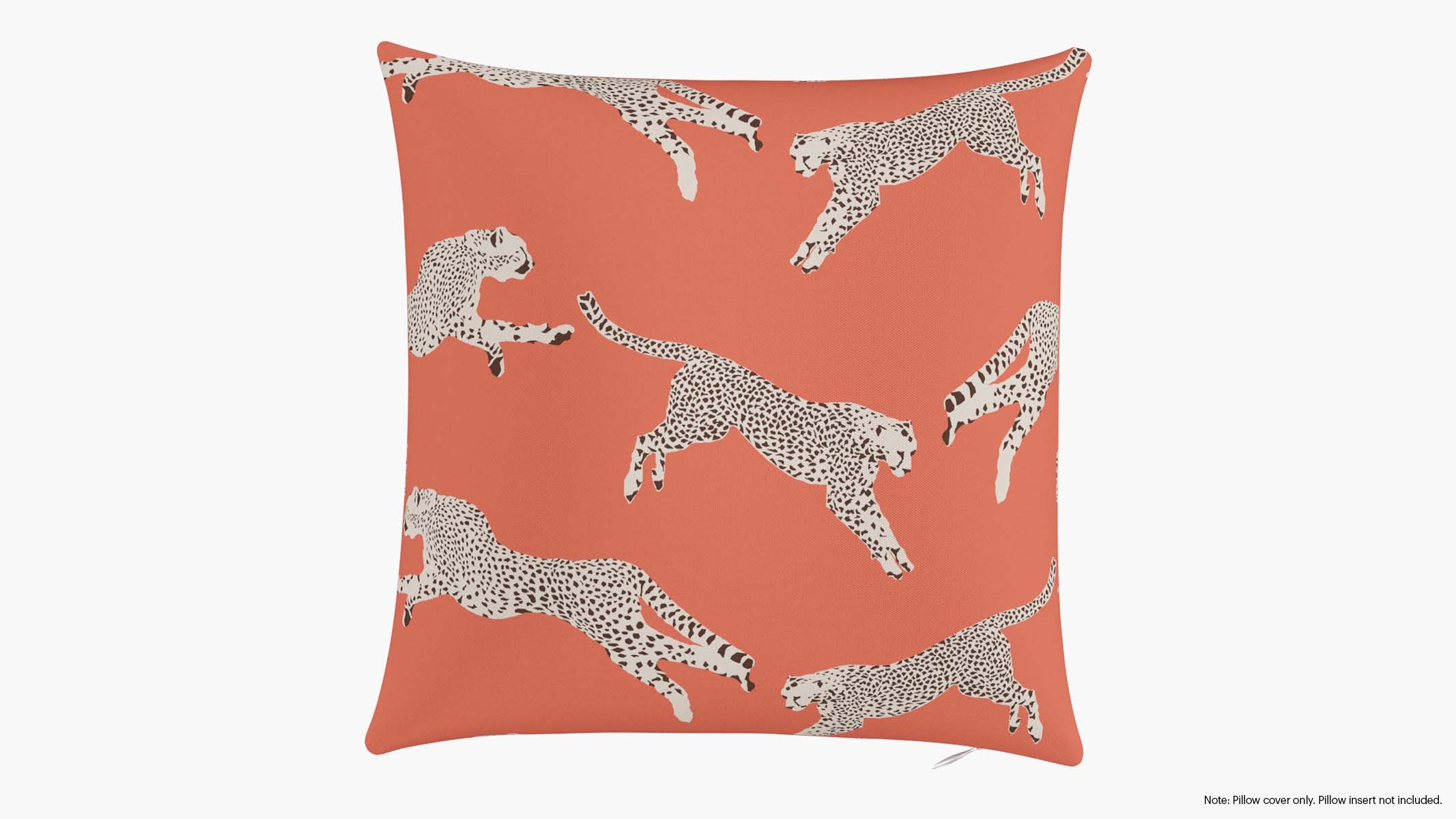 Throw Pillow Cover 16", Henna Cheetah, 16" x 16" - Image 0