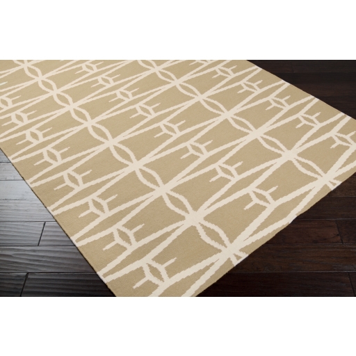 Fallon Beige Indoor 2'6" x 8' Handmade Rug - Image 2