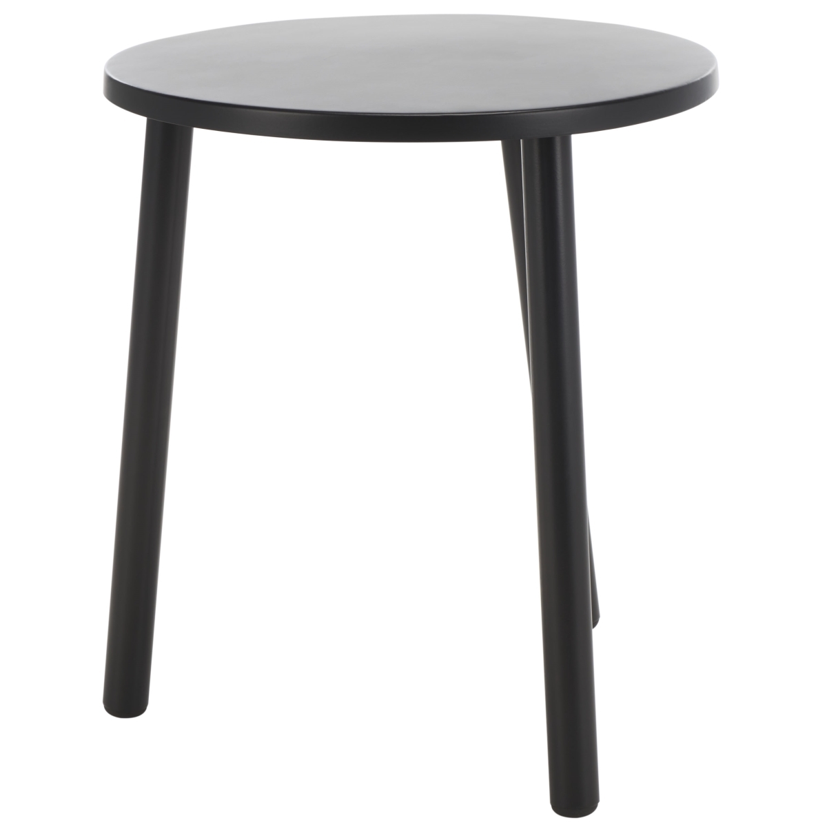 Ivitrio Round Accent Table - Black - Safavieh - Image 6