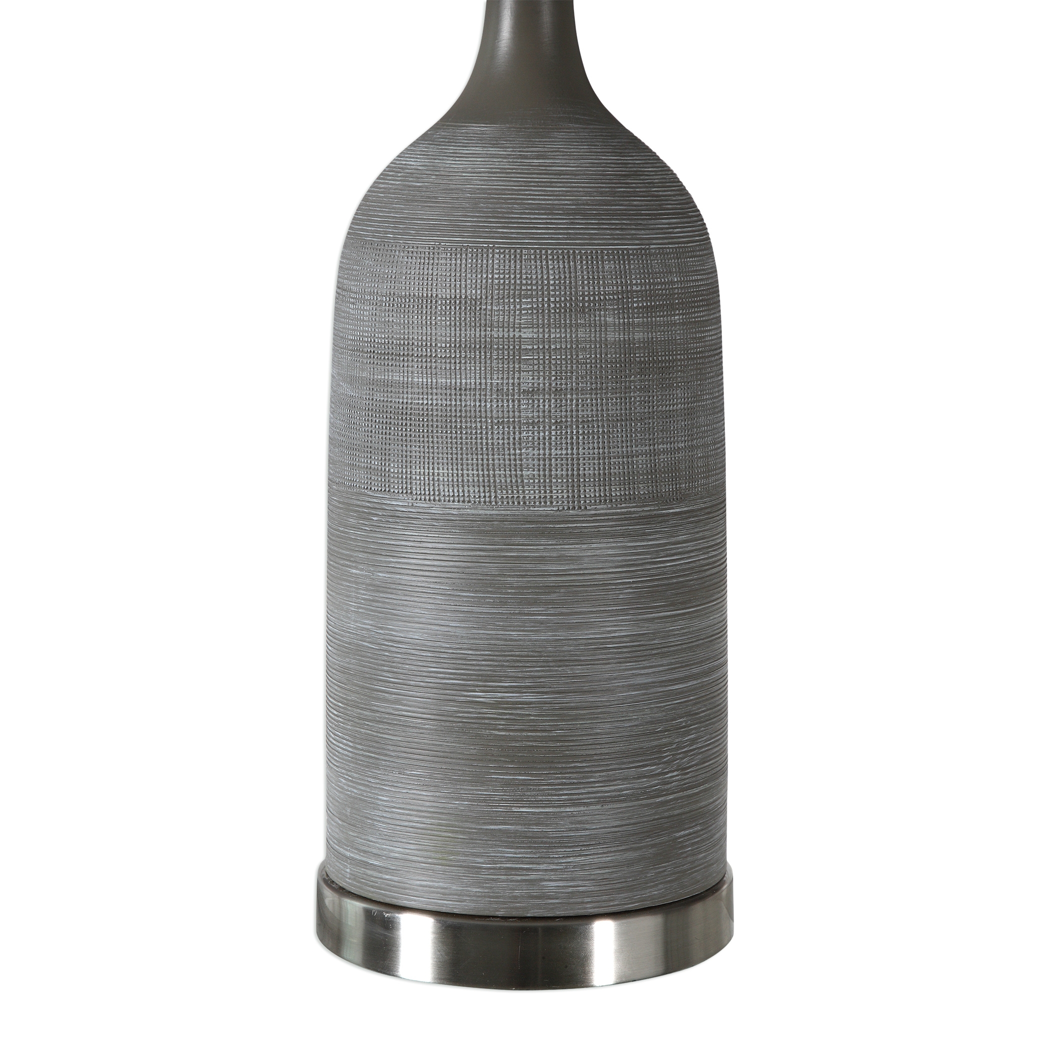 Olive Bronze Ceramic Table Lamp - Image 1