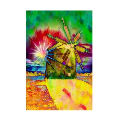 Anita Vincze 'Windmill 01' Canvas Art - Image 0