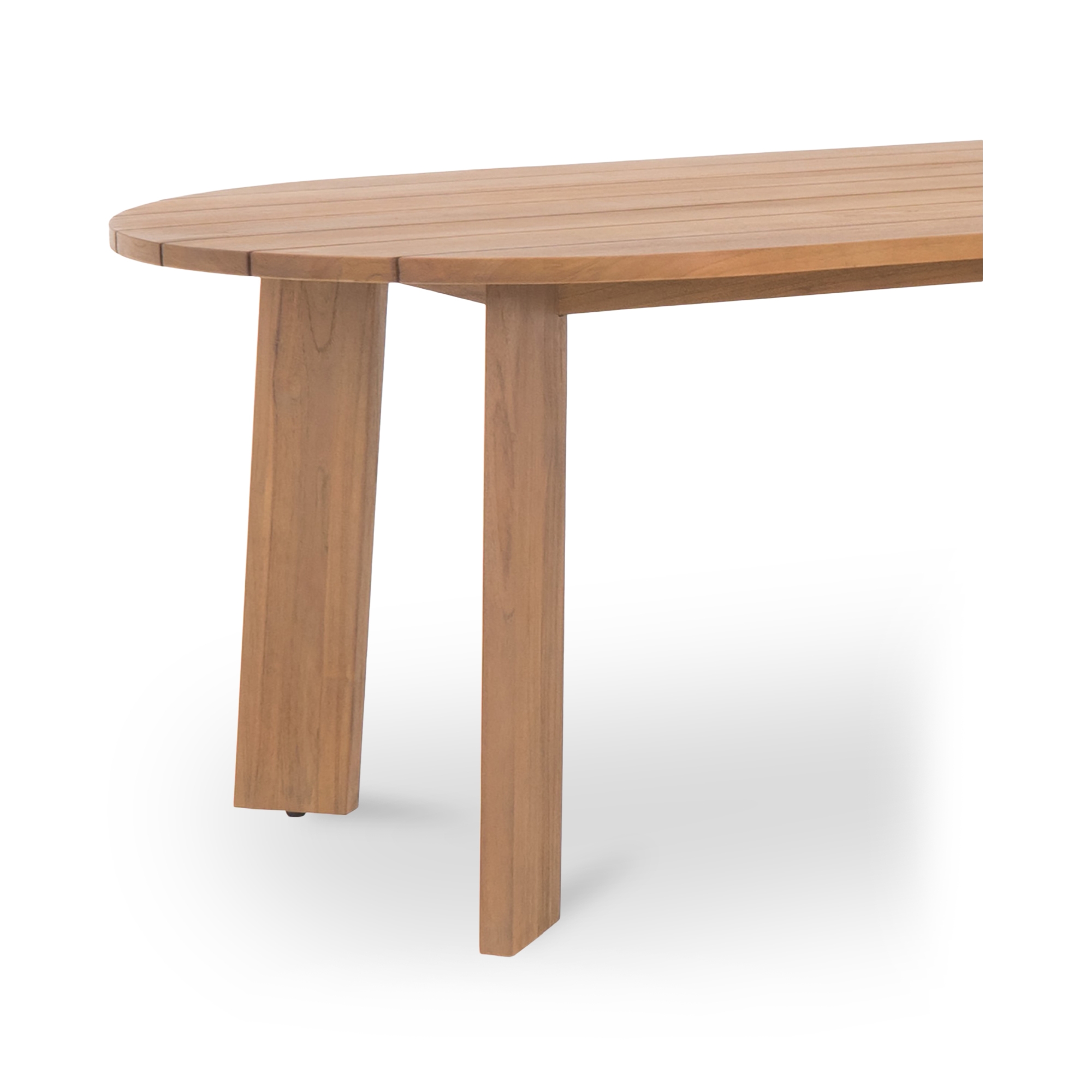 Delta Oval Outdoor Dining Table Natural - Image 4