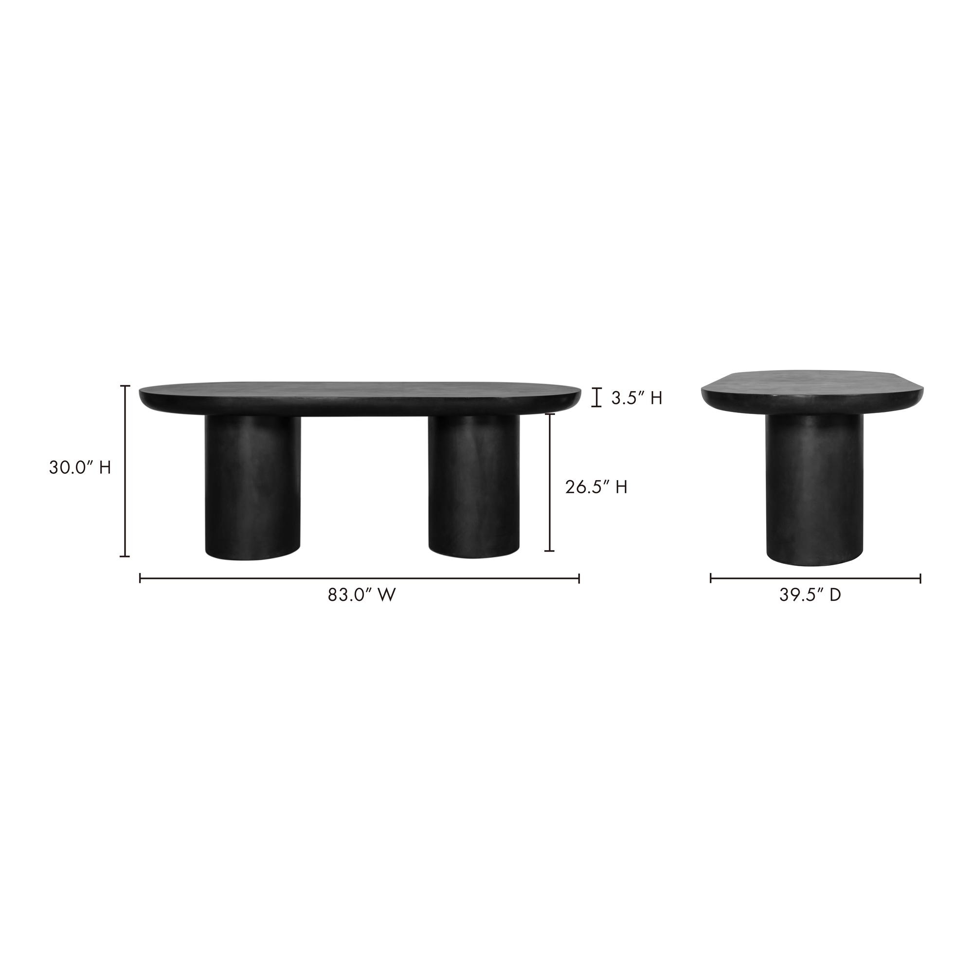 Rocca Dining Table Black - Image 6