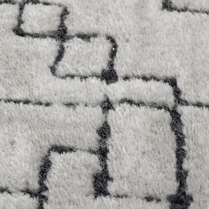 Stone Tile Rug, Slate, 6' x 9' - Image 4