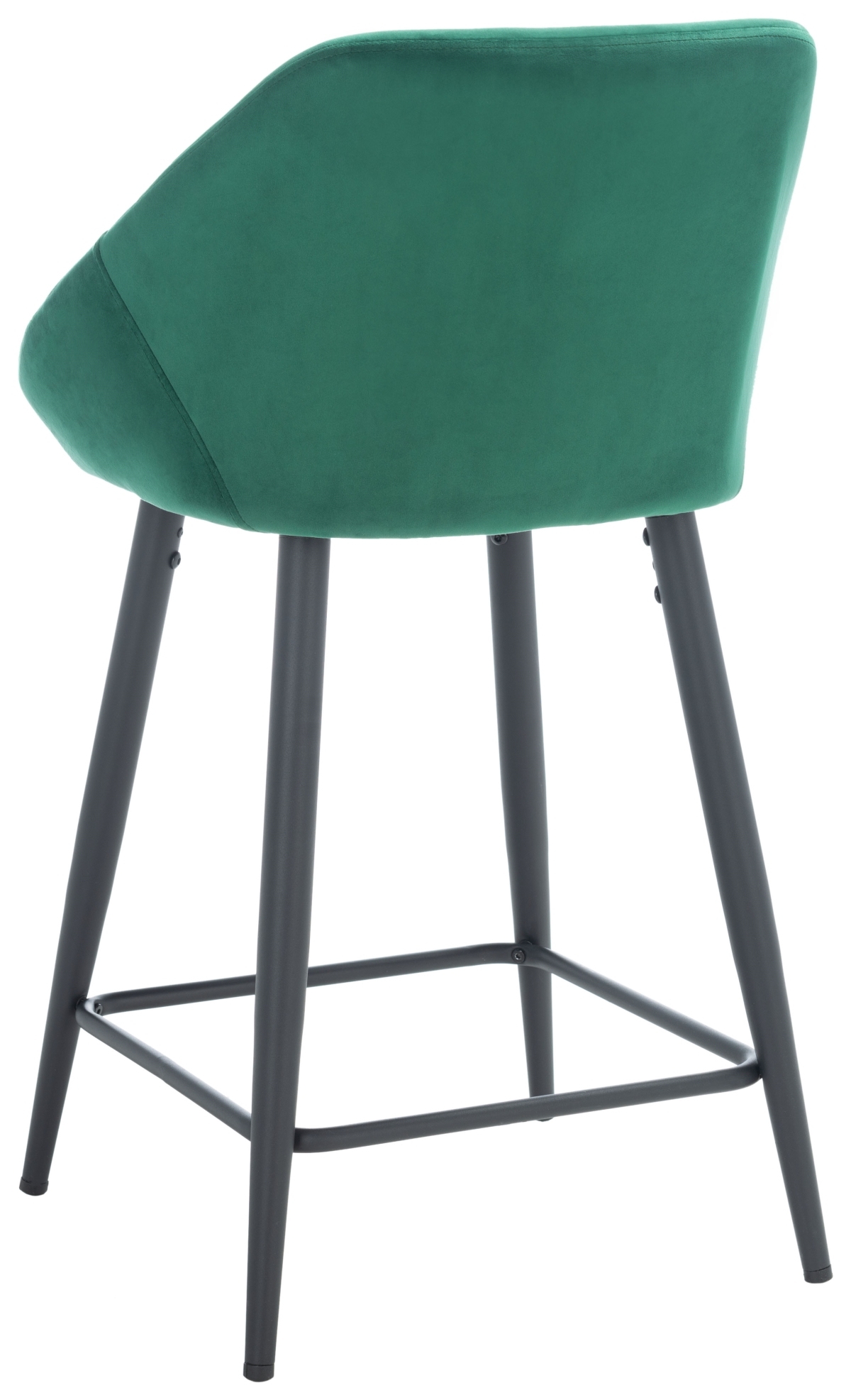 Zorica Counter Stool - Emerald / Black - Safavieh - Image 7