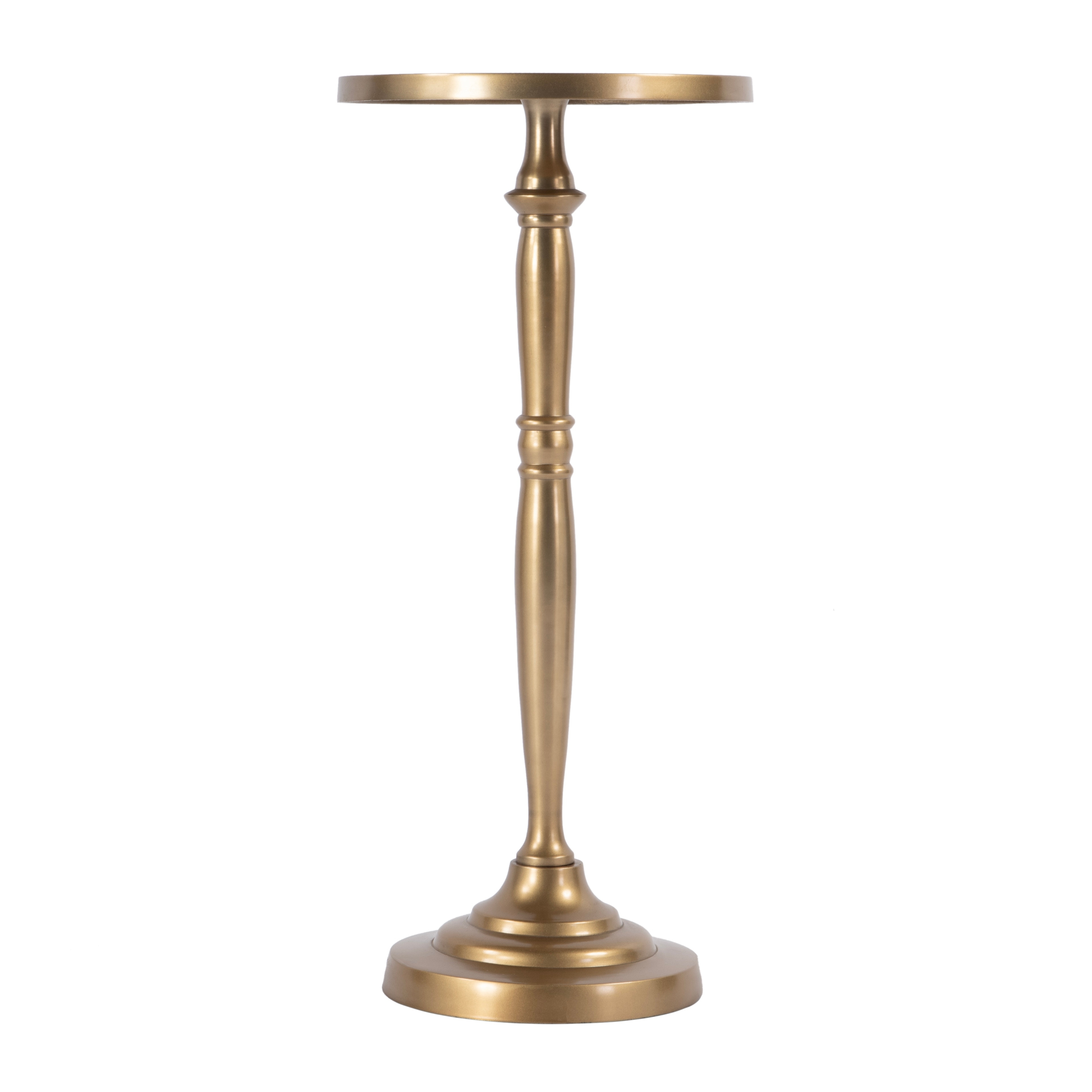 Langford Antique Gold Side Table - Image 1