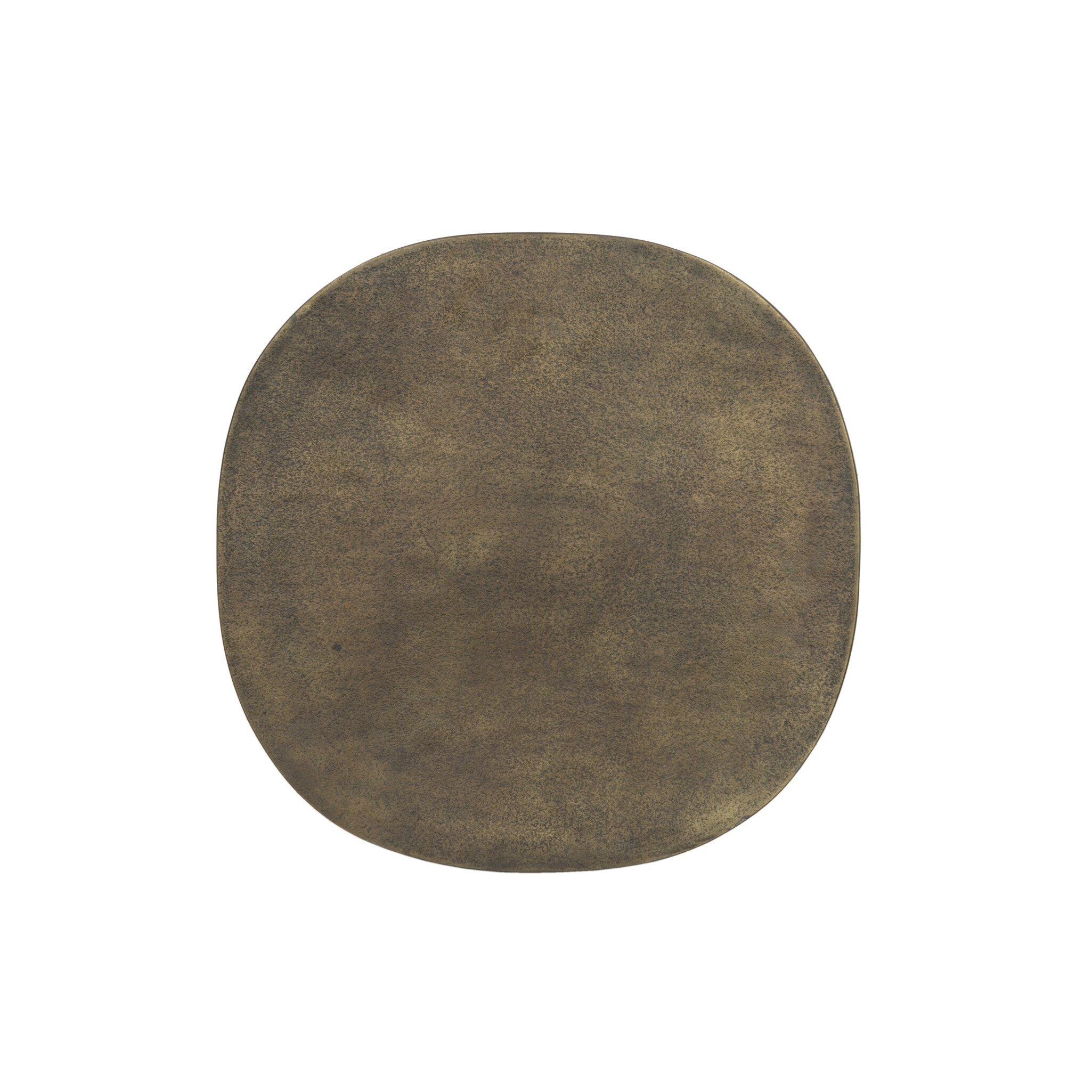 Odessa End Table - Textured Aged Brass - Image 6