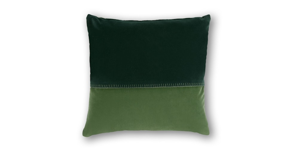 Torrey Velvet Pillow - Balsam Green - Image 0