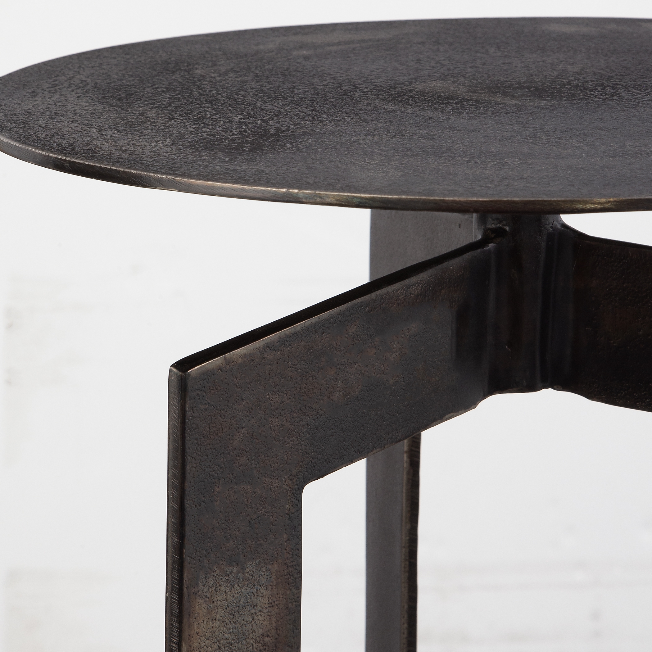 Deltoid Gunmetal Accent Table - Image 2