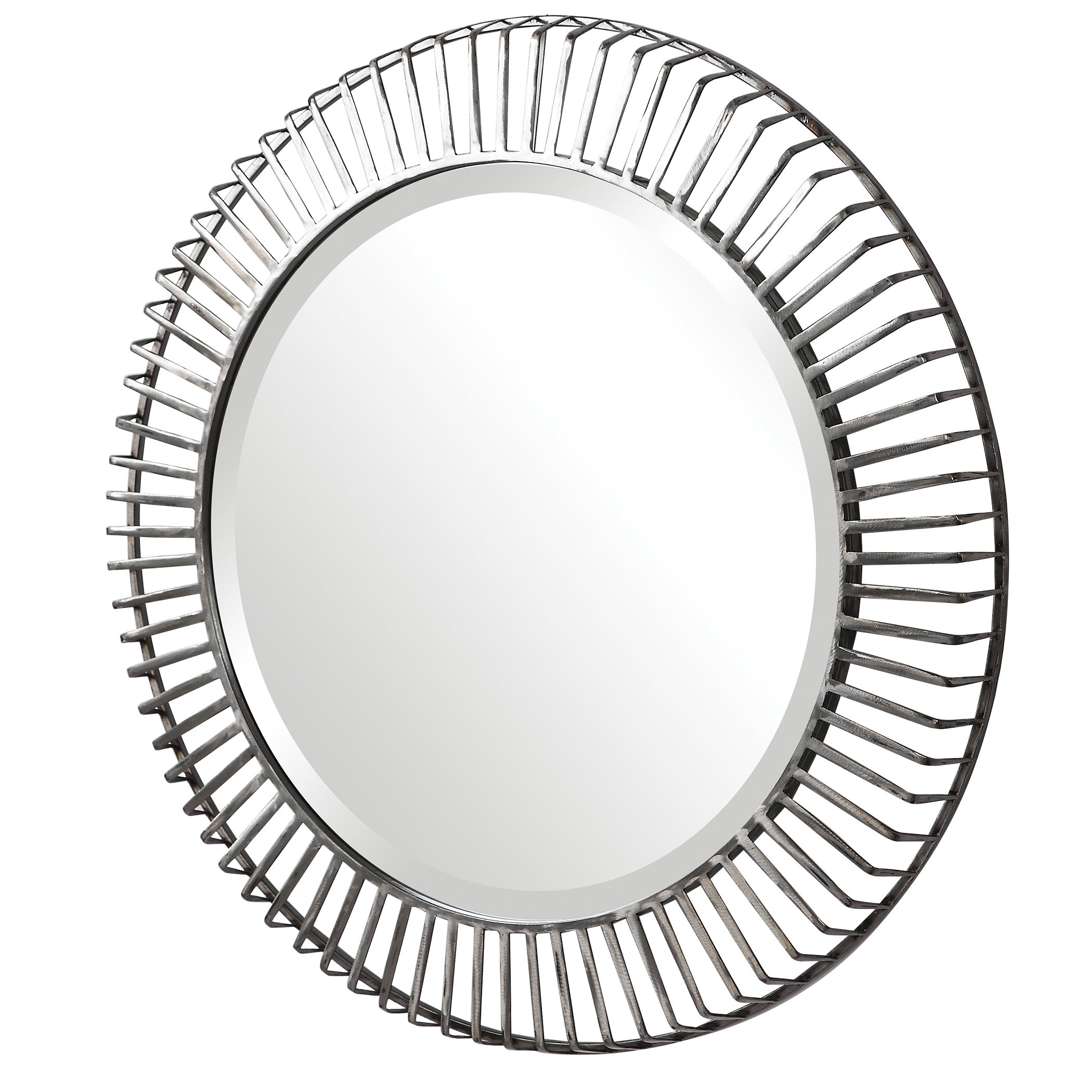 Schwartz Metal Round Mirror - Image 3