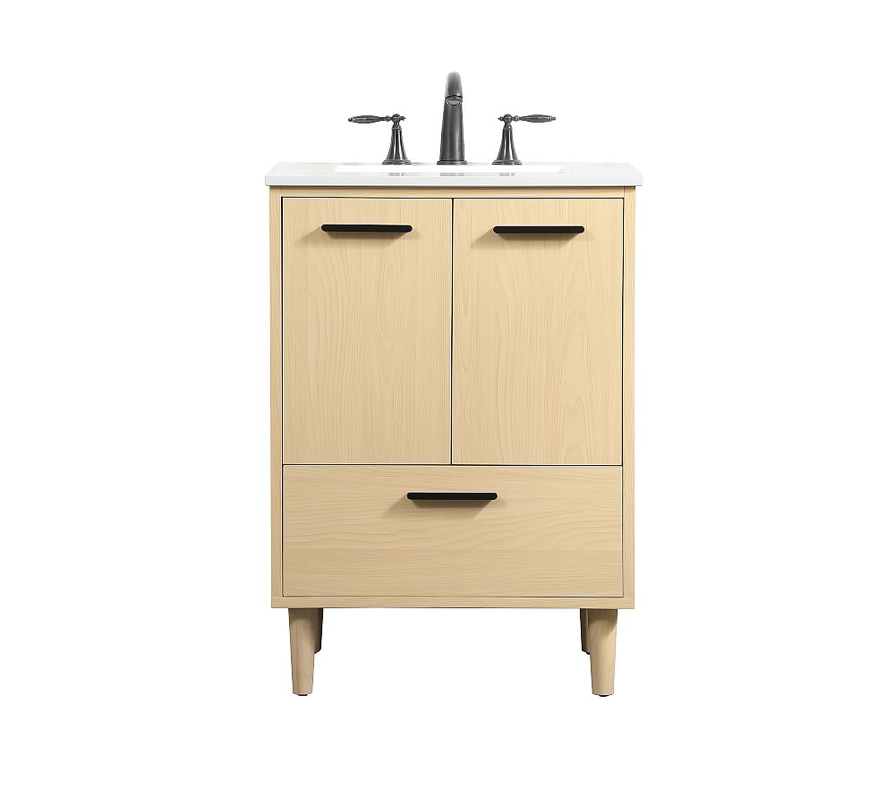 Maple Kuno Single Sink Vanity, 24" - Image 0