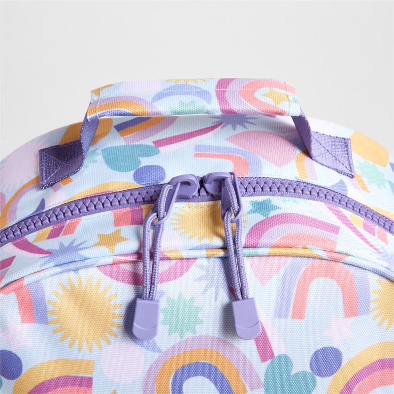Dreamer Rainbow Dreams Medium Kids Backpack with Side Pockets - Image 2