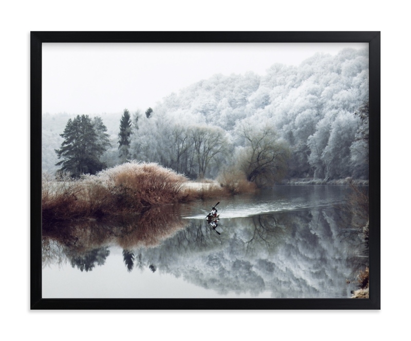 Winter Kayak Limited Edition Fine Art Print 1 - Image 0