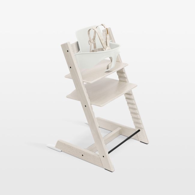 Stokke ® Tripp Trapp ® Whitewash Wood Baby High Chair - Image 0
