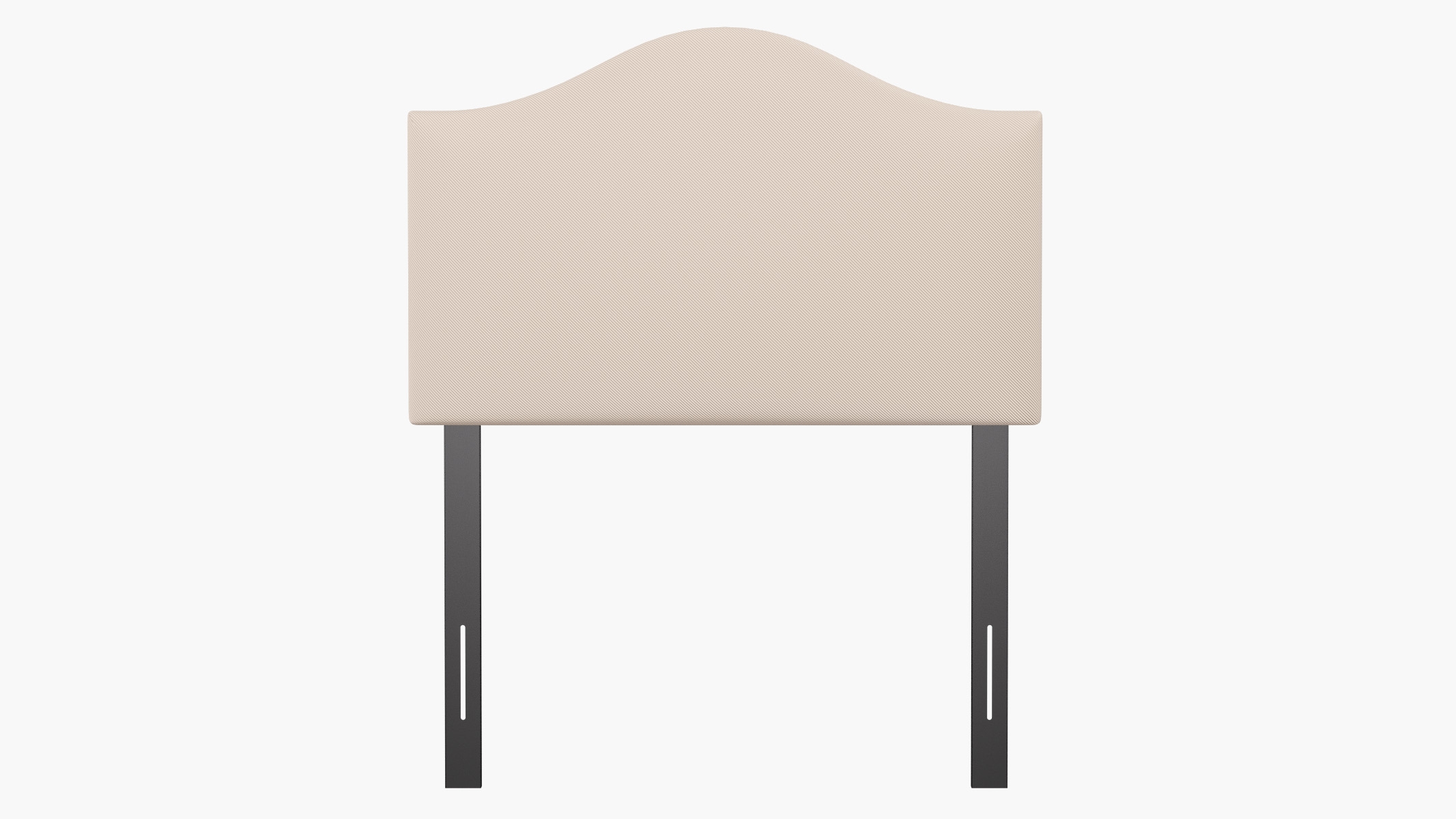 Camelback Headboard, Natural Twill, Twin - Image 1