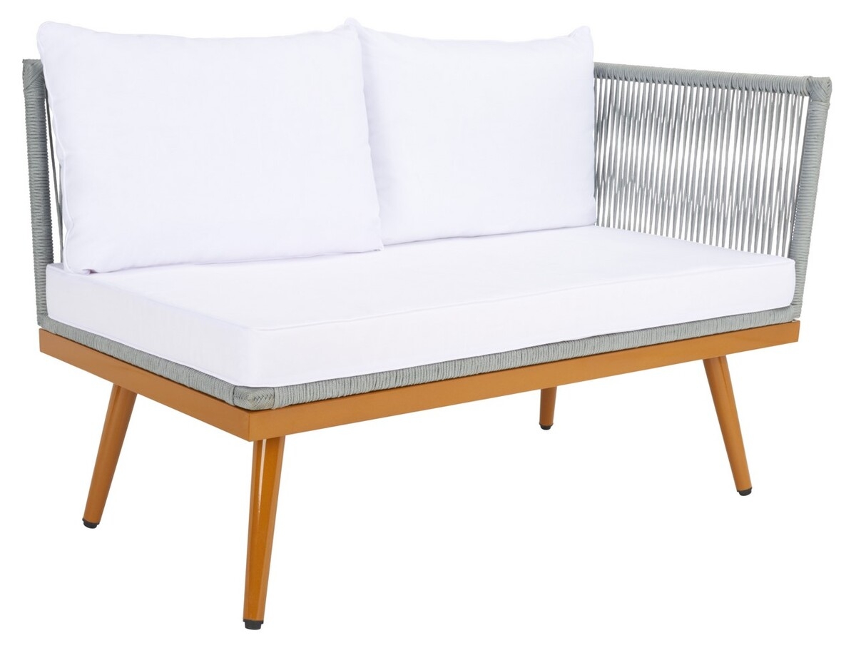 Romlin Outdoor Dining Set - Grey/White - Safavieh - Image 5